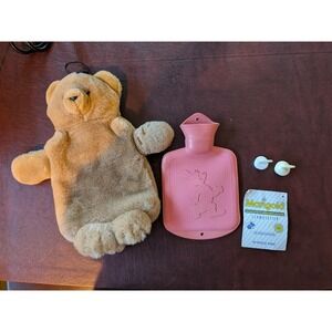 Vintage Kids Hot Water Bottle - Teddy Bear - Germany Tags